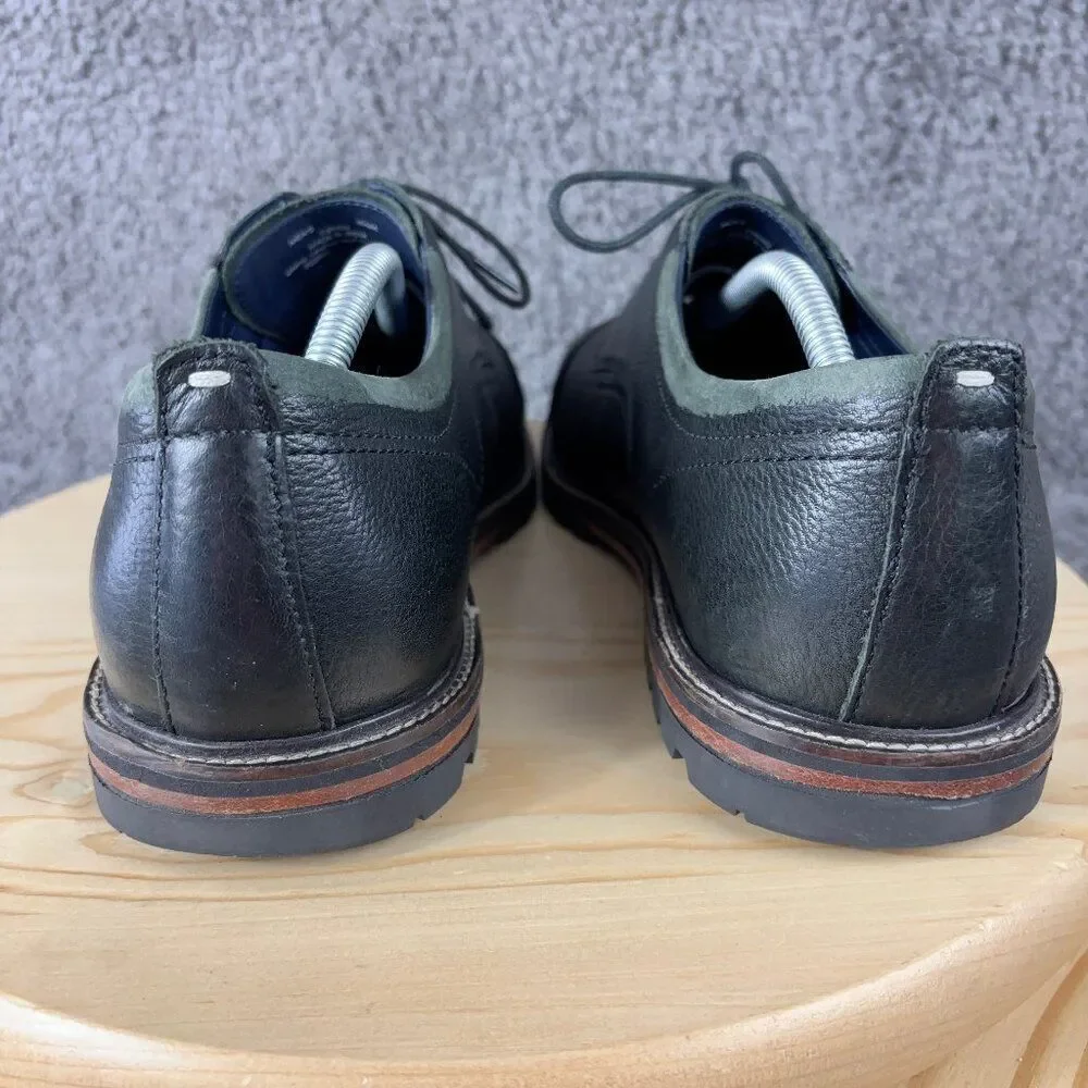 Cole Haan Grand 360 Richardson Cap Toe Oxford Mens 11.5 Leather Black Suede Shoe